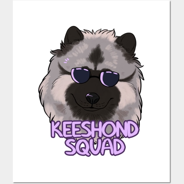 KEESHOND SQUAD Wall Art by mexicanine